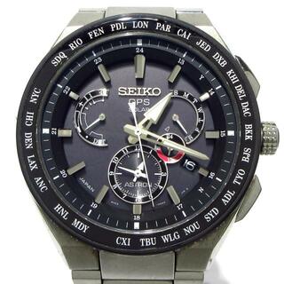セイコー(SEIKO)のSEIKO(セイコー) 腕時計 ASTRON(アストロン) 8X53-0AV0-2/SBXB123 メンズ GPSソーラー/チタン×セラミック 黒(その他)
