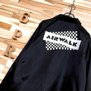 エアウォーク(AIRWALK)の【エアウォーク】フラッグ コーチジャケット スケートボード スノボ 軽量 M 黒(ウエア/装備)