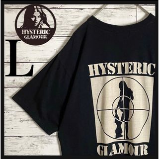 ヒステリックグラマー(HYSTERIC GLAMOUR)の【入手困難】ヒステリックグラマー ヒスガール バックプリント 両面ロゴ Tシャツ(Tシャツ/カットソー(半袖/袖なし))