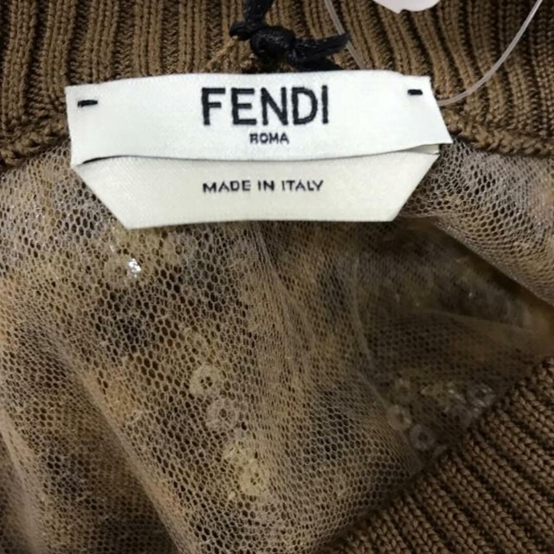 FENDI(フェンディ)のフェンディ 長袖カットソー サイズ36 - レディースのトップス(カットソー(長袖/七分))の商品写真