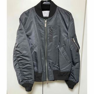 サカイ(sacai)のsacai MA1 ブルゾン　Nylon Twill Blouson グレー(ブルゾン)