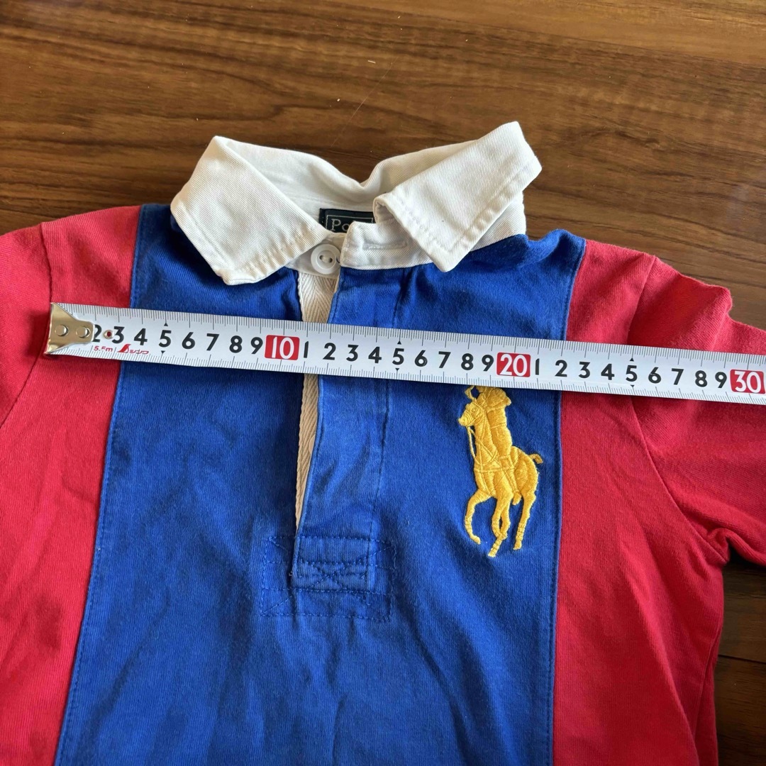 ラルフローレン 100 長袖 ラガーシャツ POLO ビッグポニー　100 キッズ/ベビー/マタニティのキッズ服男の子用(90cm~)(その他)の商品写真