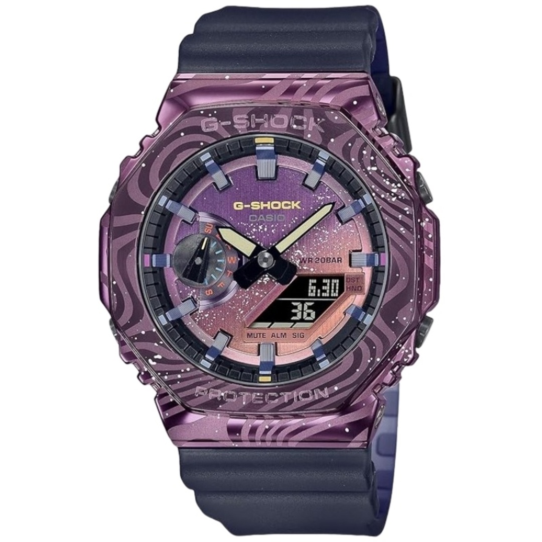 CASIO(カシオ)のCASIO カシオ G-SHOCK メタルカバード GM-2100MWG-1AJR 2100 シリーズ限定モデル パープル 天の川 【新品】 12403K90 メンズの時計(腕時計(アナログ))の商品写真