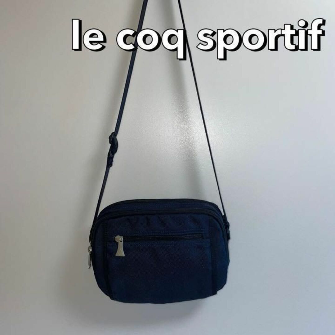 le coq sportif(ルコックスポルティフ)のle coq sportif ルコックスポルティフ ショルダーバッグ　USED スポーツ/アウトドアのテニス(バッグ)の商品写真