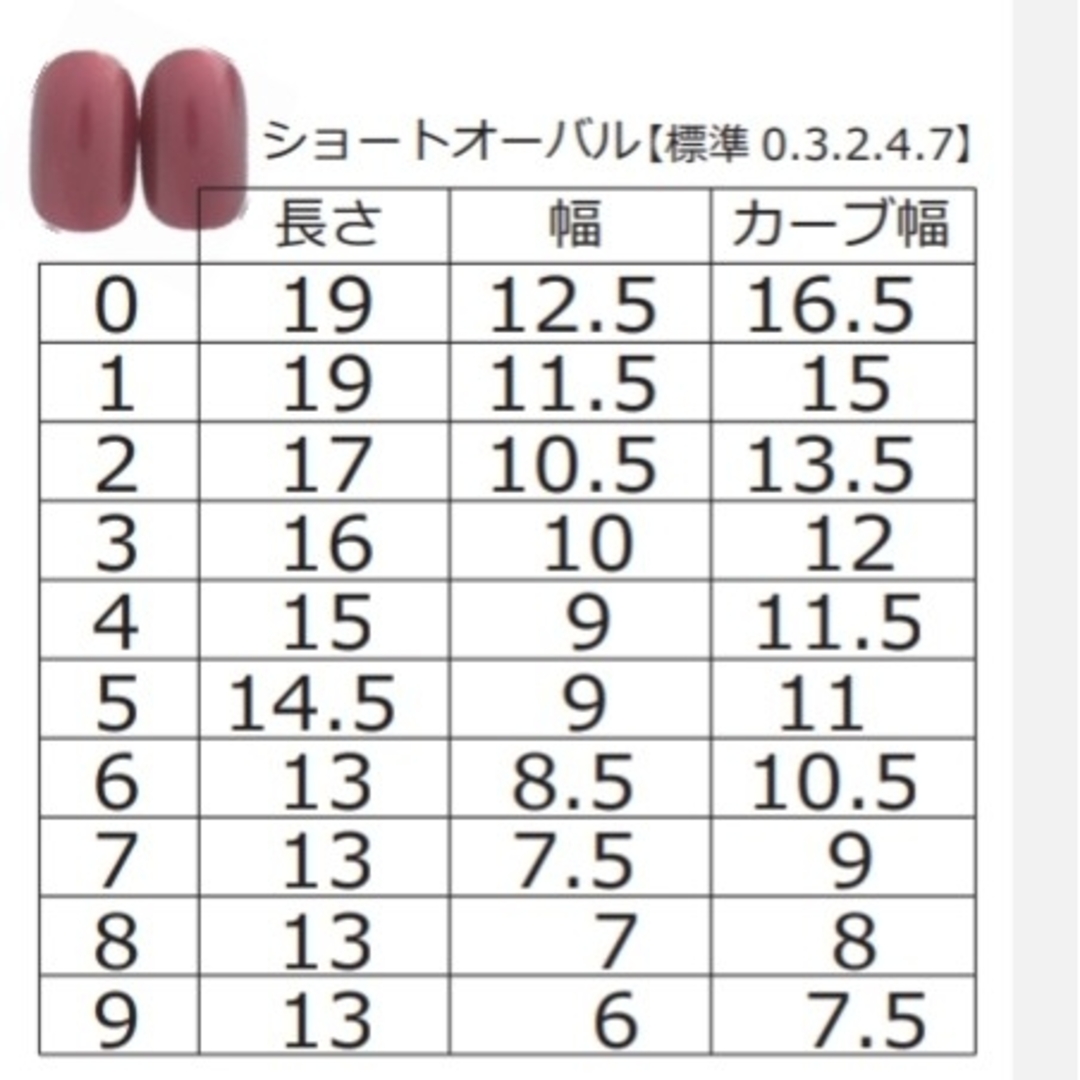 No.185　ネイルチップ　ツートンカラー ハンドメイドのアクセサリー(ネイルチップ)の商品写真