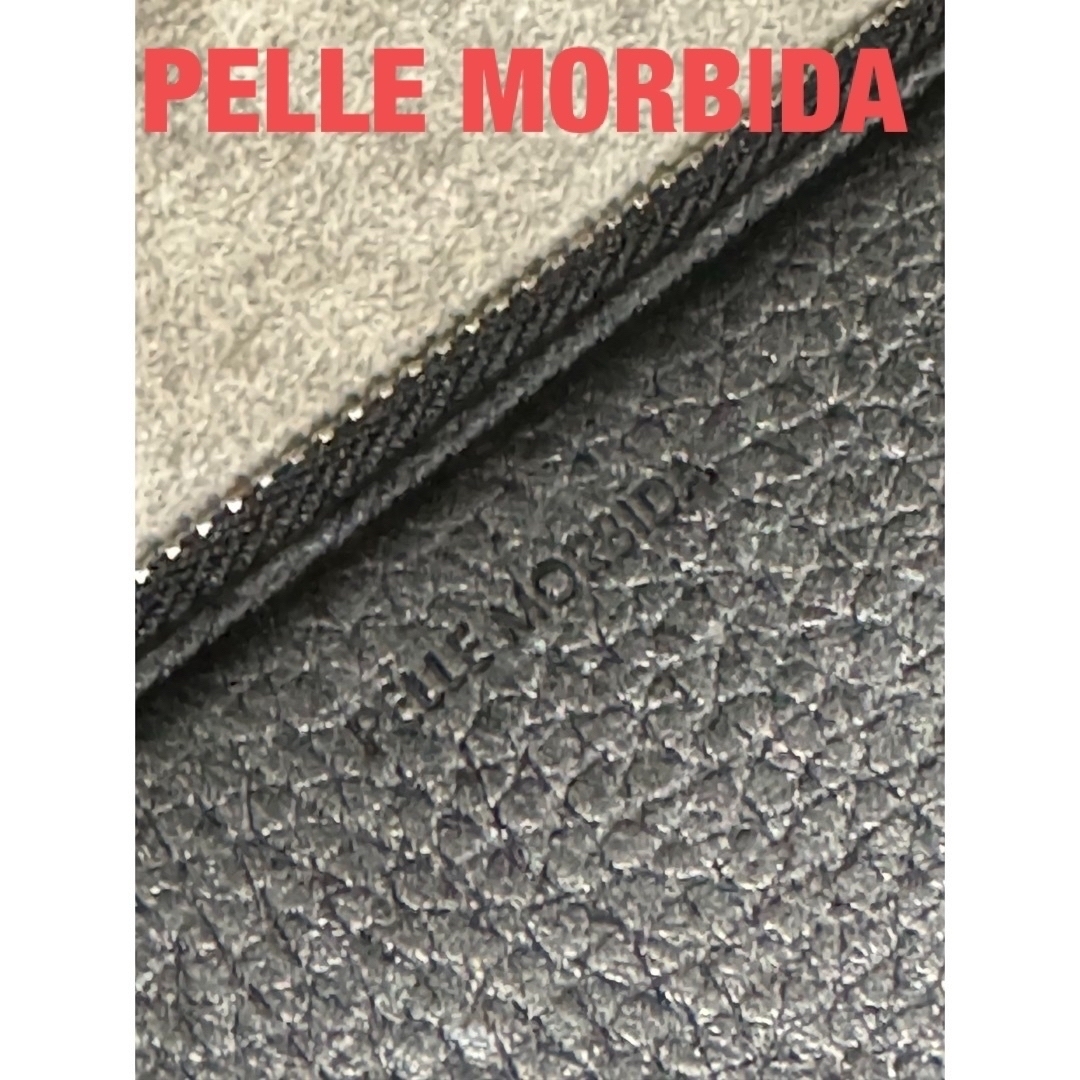 PELLE MORBIDA(ペッレ モルビダ)のペッレモルビダ 長財布 ラウンドファスナー ブラック メンズのファッション小物(長財布)の商品写真