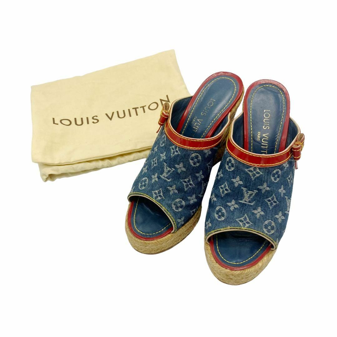 LOUIS VUITTON(ルイヴィトン)の⭐️良品⭐️ ルイヴィトン エスパドリーユ ウェッジソール サンダル レディースの靴/シューズ(サンダル)の商品写真