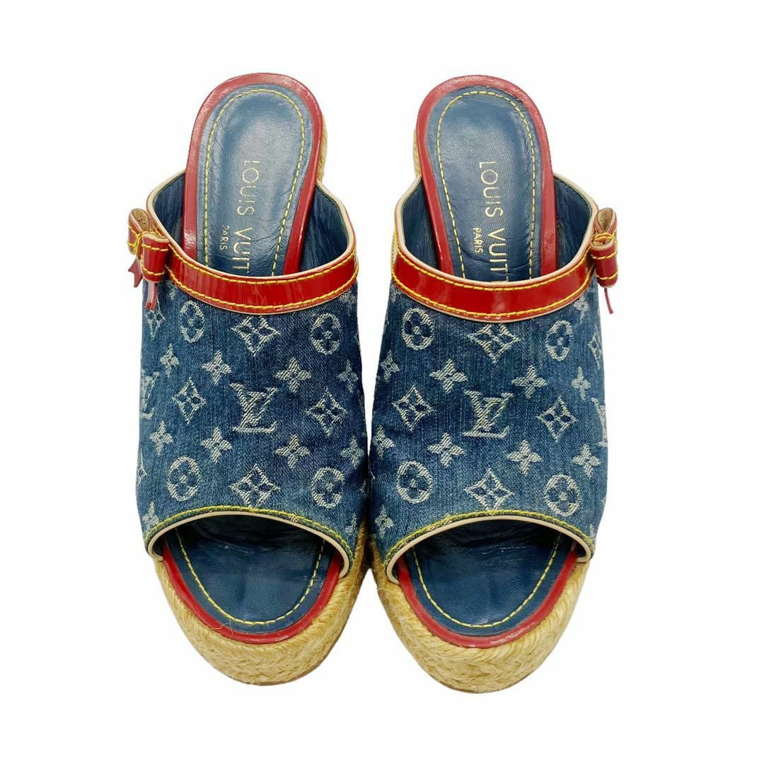 LOUIS VUITTON(ルイヴィトン)の⭐️良品⭐️ ルイヴィトン エスパドリーユ ウェッジソール サンダル レディースの靴/シューズ(サンダル)の商品写真