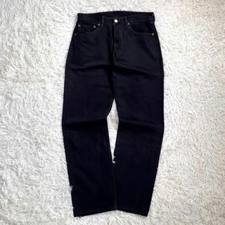 リーバイス(Levi's)の【90s・USA製】リーバイス501 後染め ブラック デニム パンツ　ジーンズ(デニム/ジーンズ)