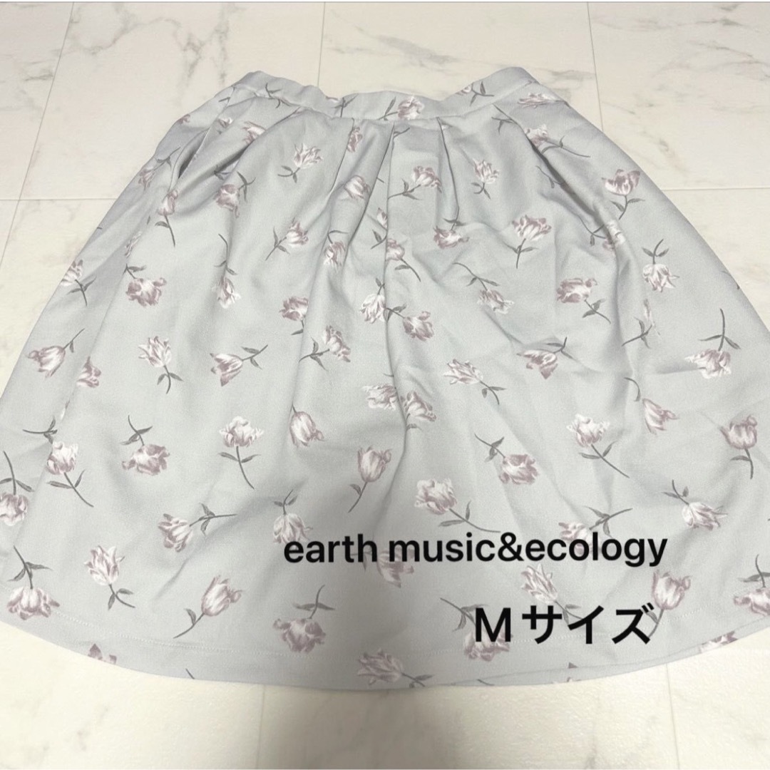 earth music & ecology(アースミュージックアンドエコロジー)のアースミュージックアンドエコロジー　花柄　スカート レディースのスカート(ひざ丈スカート)の商品写真