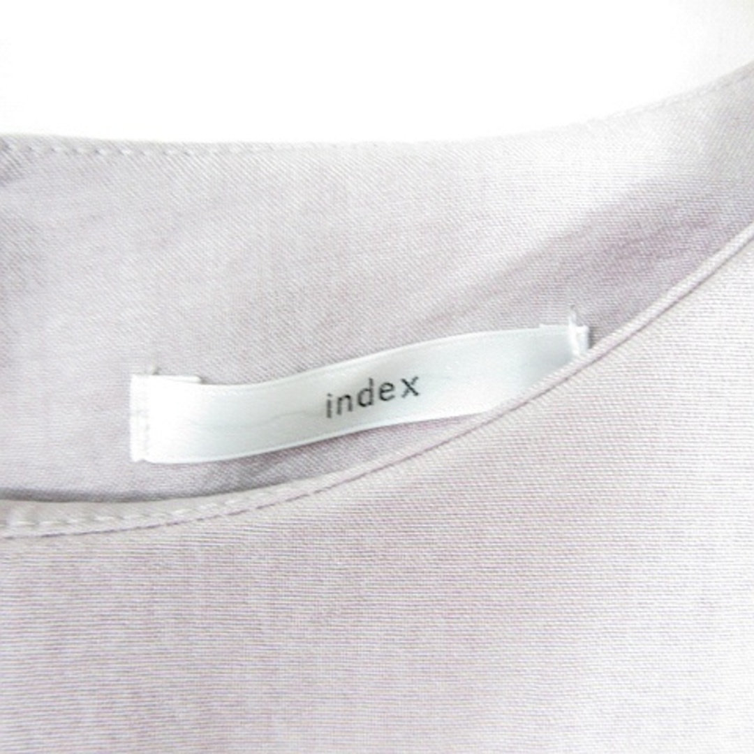 INDEX(インデックス)のインデックス INDEX プル ブラウス 半袖 M レディースのトップス(シャツ/ブラウス(半袖/袖なし))の商品写真