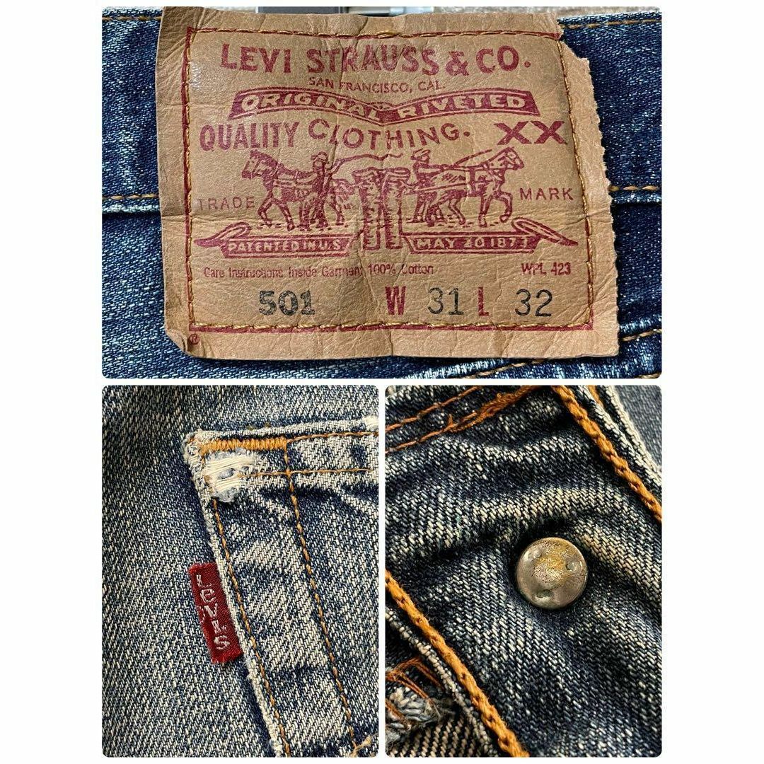 Levi's(リーバイス)のリーバイス　501　デニム　ジーンズGパン　ボタンフライ　ストレート31/32. メンズのパンツ(デニム/ジーンズ)の商品写真