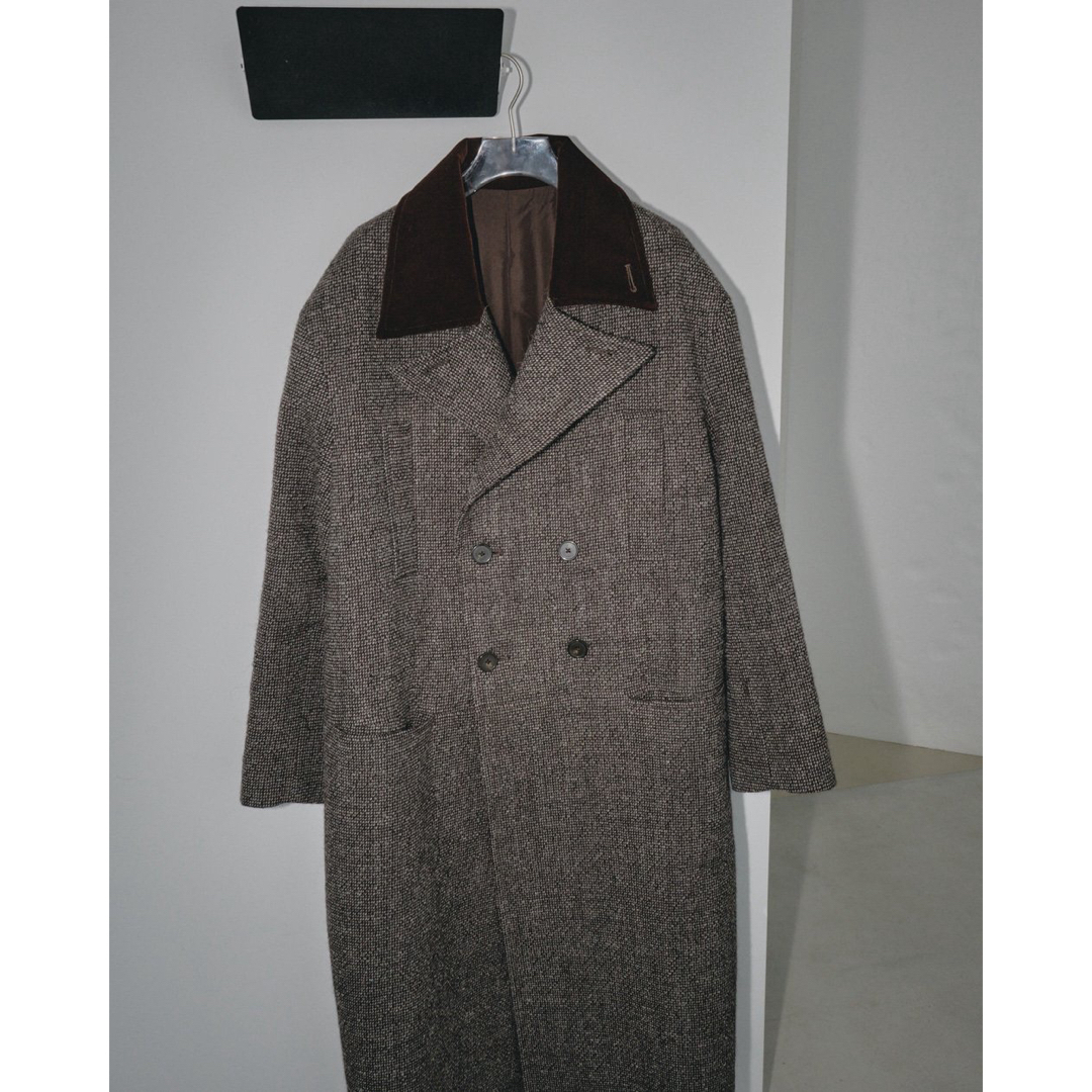 TODAYFUL(トゥデイフル)の新品未使用　Doublecollar Tweed Coat レディースのジャケット/アウター(ロングコート)の商品写真