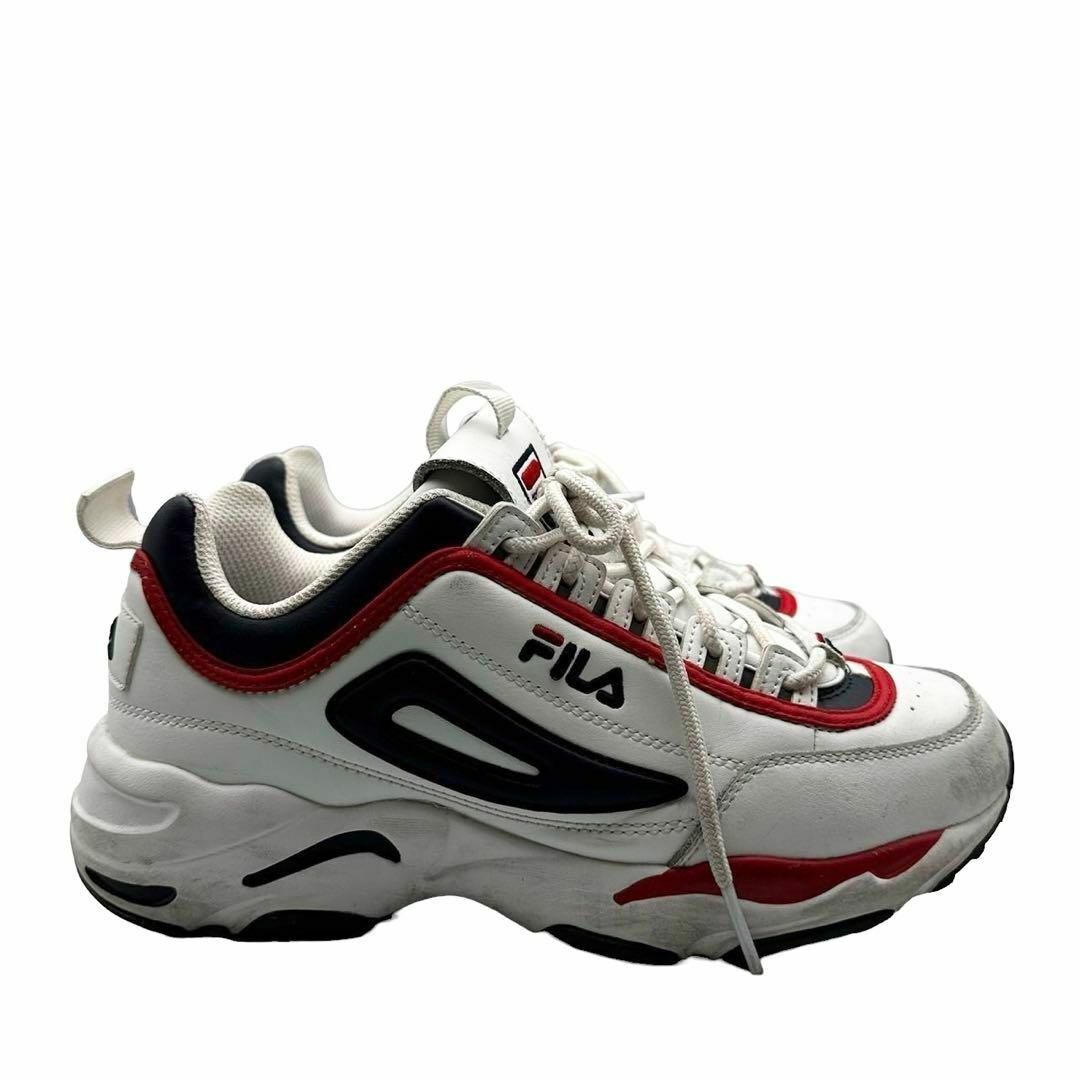 FILA(フィラ)のスニーカー　フィラ　FILA 白　ホワイト　25㎝　ユニセックス レディースの靴/シューズ(スニーカー)の商品写真