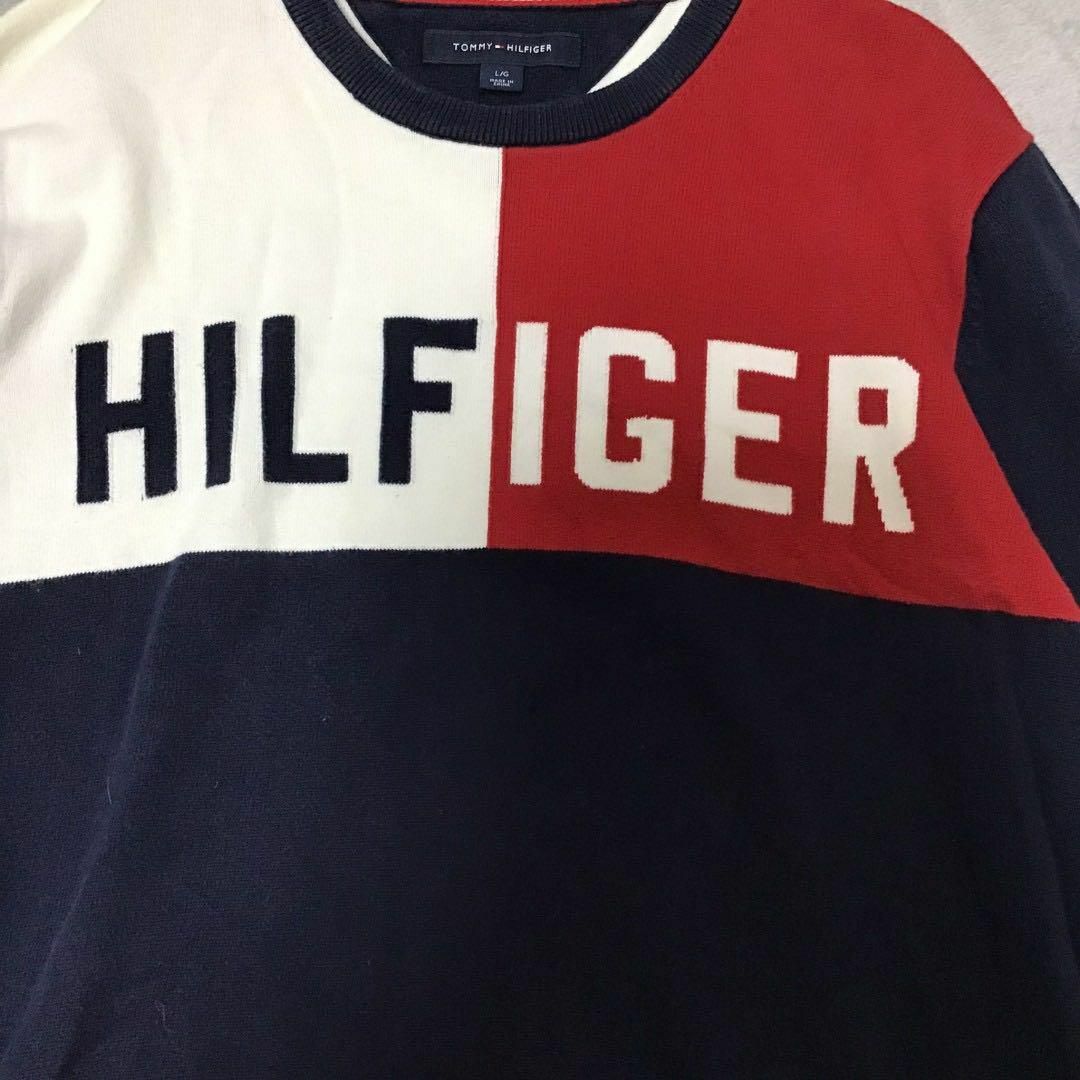 TOMMY HILFIGER(トミーヒルフィガー)の【TOMMY HILFIGER】トミーヒルフィガー(L/G) セーター　トップス メンズのトップス(ニット/セーター)の商品写真