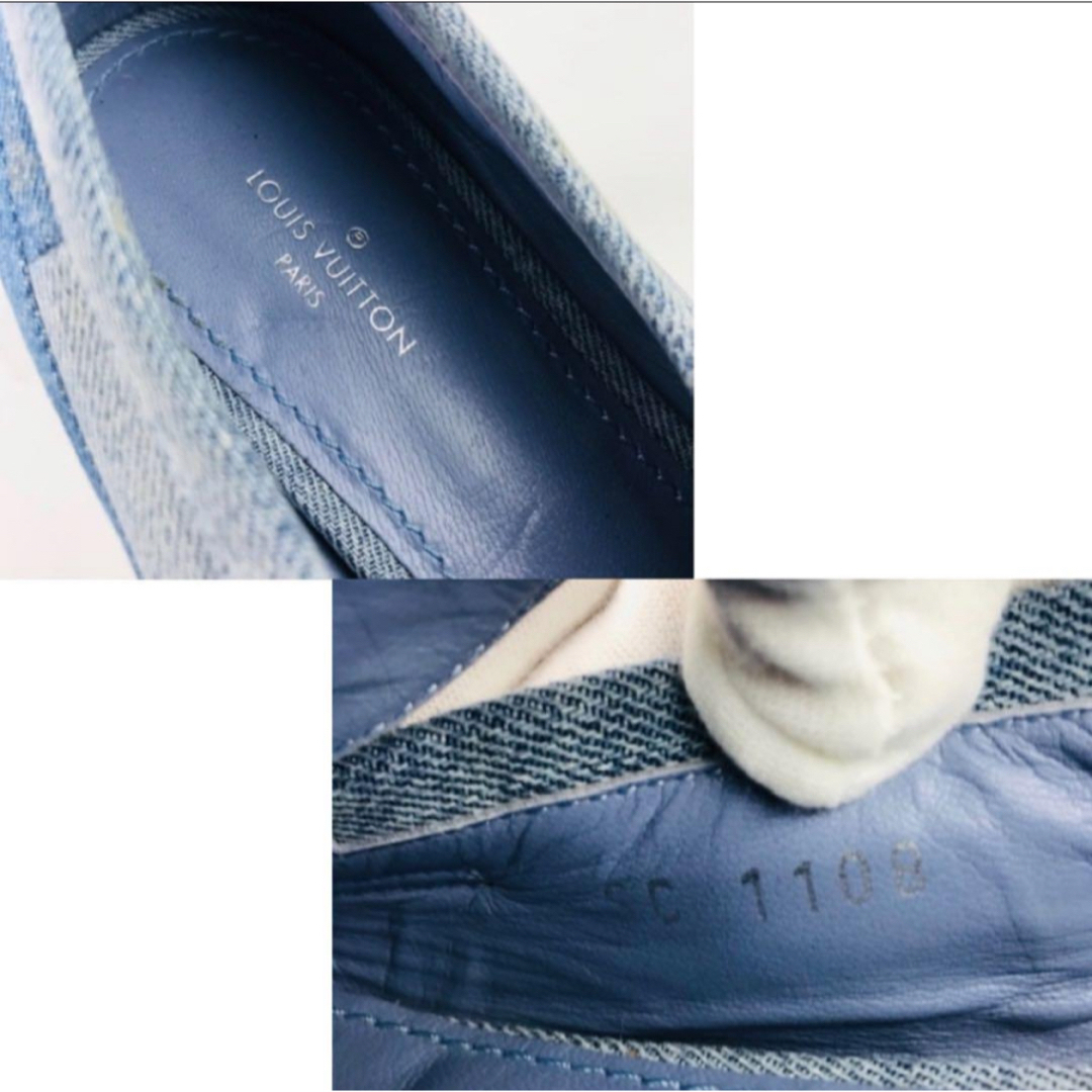 LOUIS VUITTON - 新品同様☆ルイヴィトン・デニム地レザー LOUIS VUITTON - 新品同様☆ルイヴィトン・デニム地レザー