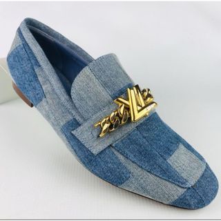 LOUIS VUITTON - 新品同様☆ルイヴィトン・デニム地レザー LOUIS VUITTON - 新品同様☆ルイヴィトン・デニム地レザー