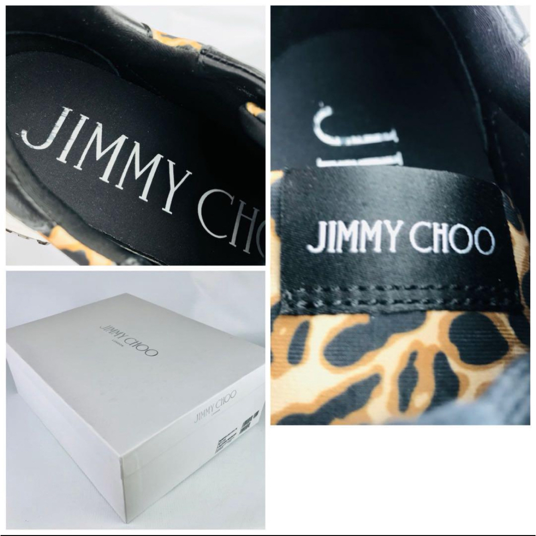 JIMMY CHOO(ジミーチュウ)の良品★ジミーチュウ・メンフィス レザー切替 JC スタッズ スニーカー(35) レディースの靴/シューズ(スニーカー)の商品写真