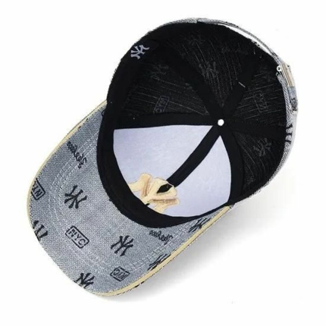 韓国 ベースボール キャップ 帽子 野球帽 ストリート グレー メンズの帽子(キャップ)の商品写真