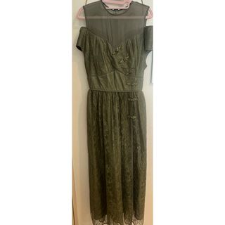 アメリヴィンテージ(Ameri VINTAGE)のアメリ AMERI LACE KUNG FU DRESS レース ワンピース(ロングワンピース/マキシワンピース)