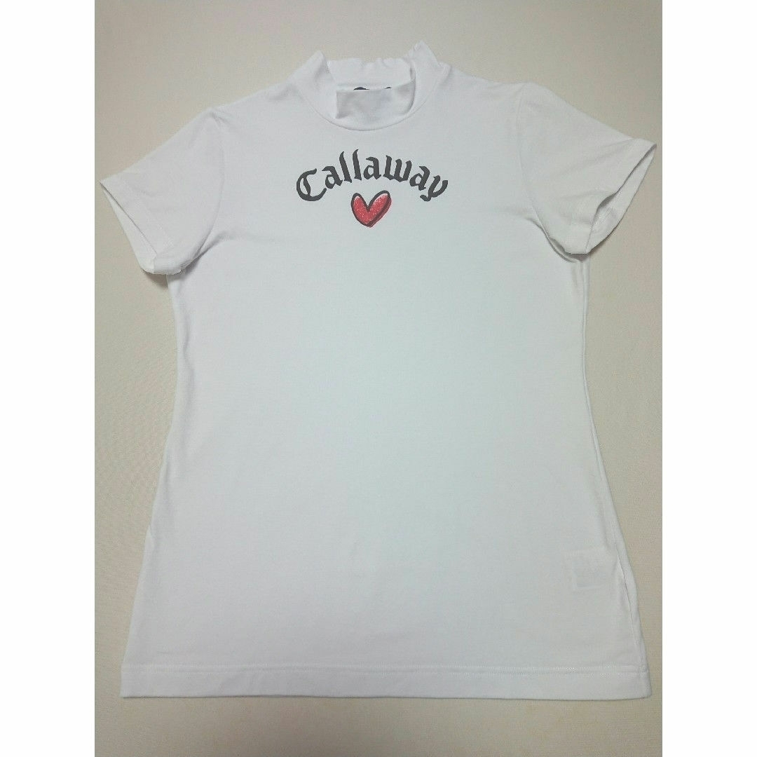 Callaway(キャロウェイ)のCallawayモックネック　WHITE スポーツ/アウトドアのゴルフ(ウエア)の商品写真