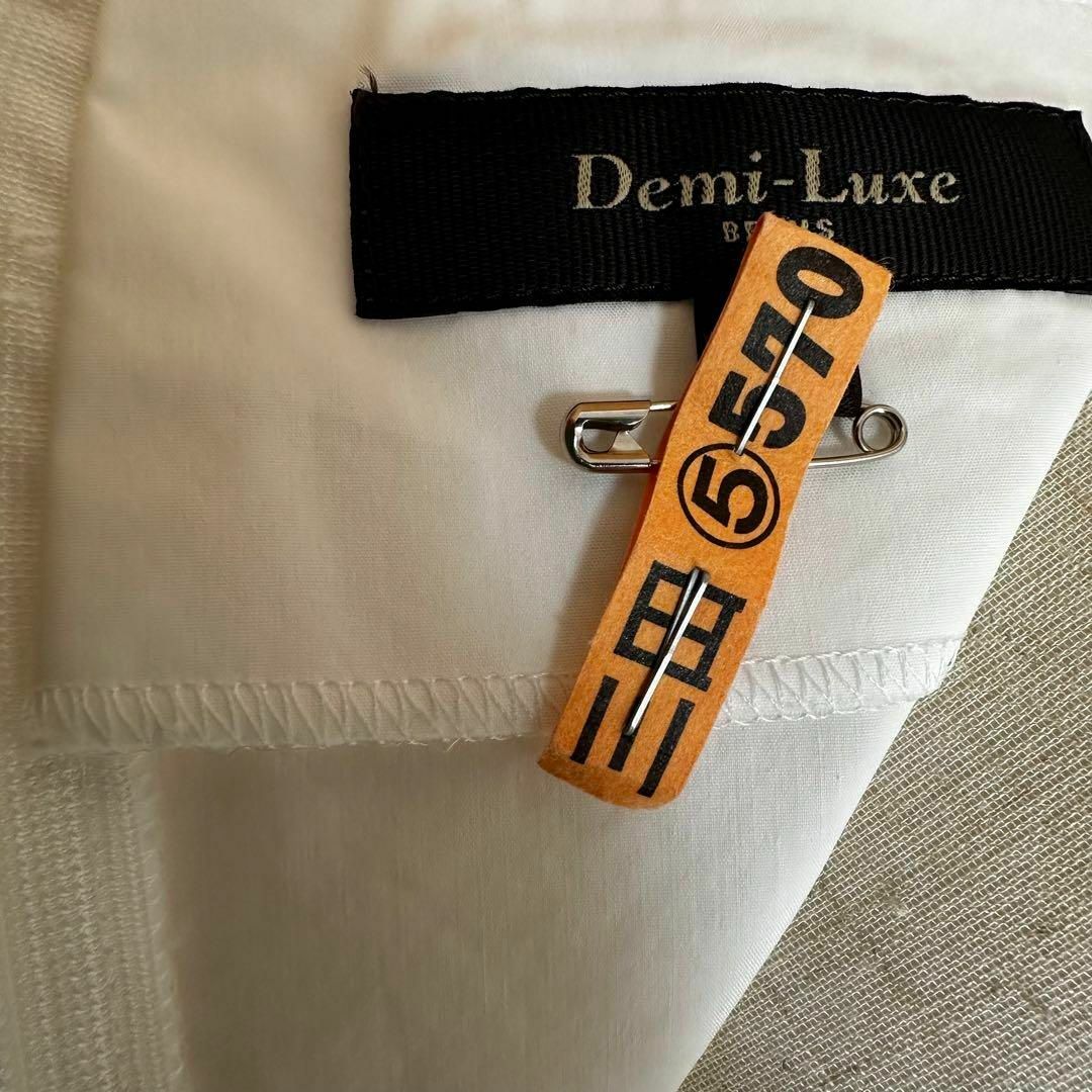 Demi-Luxe BEAMS(デミルクスビームス)のクリーニング済　カットソー　Demi-Luxe BEAMS ホワイト 36 sサ レディースのトップス(カットソー(半袖/袖なし))の商品写真