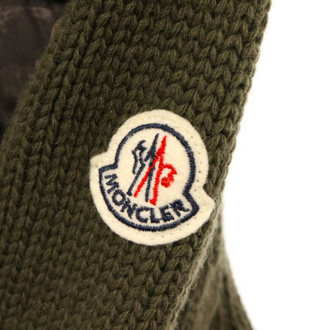 MONCLER(モンクレール)のMONCLER モンクレール 13AW MAGLIONE TRICOT CARDIGAN カモフラ ニット切替 ダウンジャケット カーキ 320919447 メンズのジャケット/アウター(ダウンジャケット)の商品写真