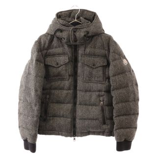 モンクレール(MONCLER)のMONCLER モンクレール 14AW FLORIAN GIUBBUTTO フローリアン 千鳥柄 ウール ダウンジャケット グレー 220914192700(ダウンジャケット)