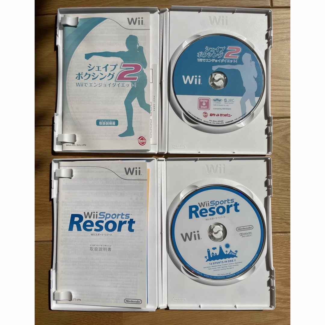 任天堂(ニンテンドウ)のwiiソフト 2枚セット エンタメ/ホビーのゲームソフト/ゲーム機本体(家庭用ゲームソフト)の商品写真