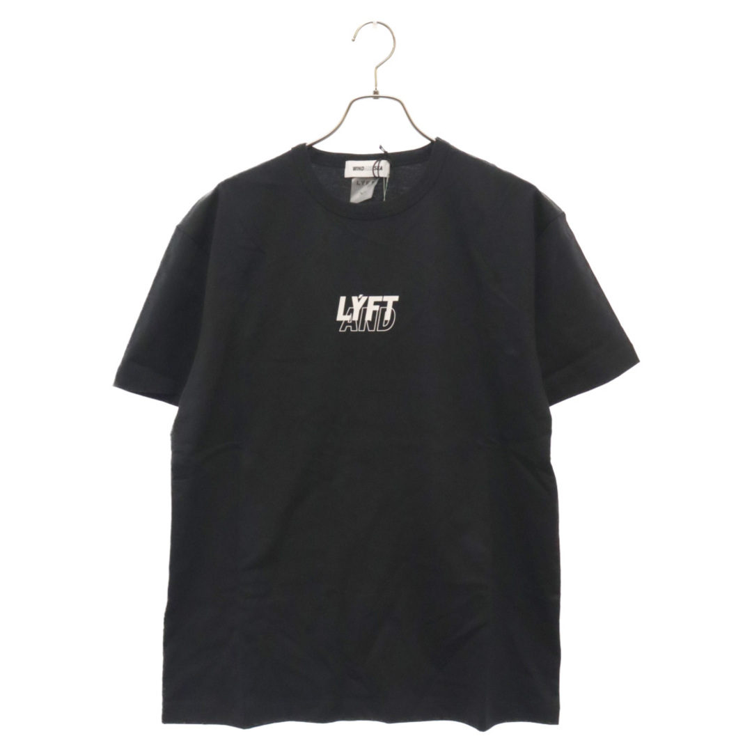 WIND AND SEA(ウィンダンシー)のWIND AND SEA ウィンダンシー ×LYFT STRETCH TEE リフト ストレッチTシャツ ブラック WDS-C-LYFT-23-Q4 メンズのトップス(Tシャツ/カットソー(半袖/袖なし))の商品写真