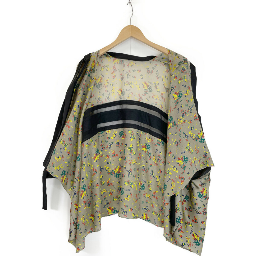 sacai(サカイ)のサカイ 21年 花柄 ボウタイブラウス 21-05704 1 レディースのトップス(シャツ/ブラウス(長袖/七分))の商品写真