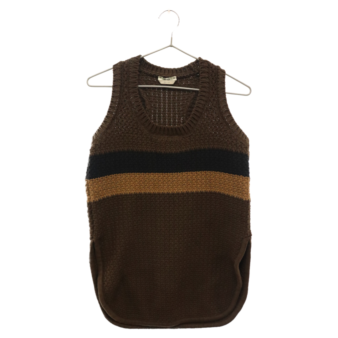 FENDI - FENDI フェンディ Knit Vest ボーダーニットベスト