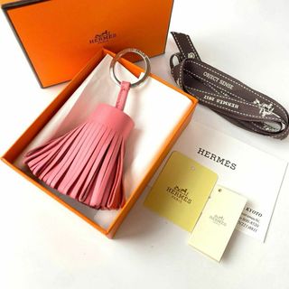 エルメス(Hermes)の美品 エルメス HERMES カメルン ローズ アザレ(キーホルダー)