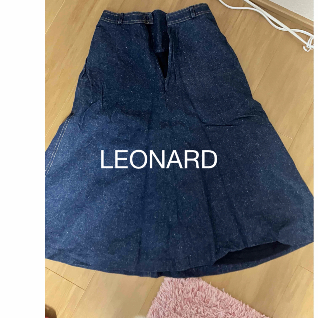 LEONARD(レオナール)のLEONARD♪デニムスカート レディースのスカート(ひざ丈スカート)の商品写真