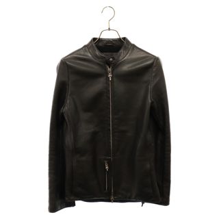 クロムハーツ(Chrome Hearts)のCHROME HEARTS クロムハーツ STRGHT CASH LINING ストレイト シングル ライダースジャケット ブラック(ライダースジャケット)