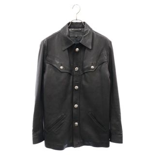 クロムハーツ(Chrome Hearts)のCHROME HEARTS クロムハーツ クロウボタン ハンティングジャケット ブラック(フライトジャケット)