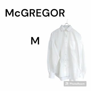 マックレガー(McGREGOR)のマックレガー Yシャツ　白　無地　フォーマル　仕事　オフィス　春　夏　秋　スーツ(シャツ/ブラウス(長袖/七分))