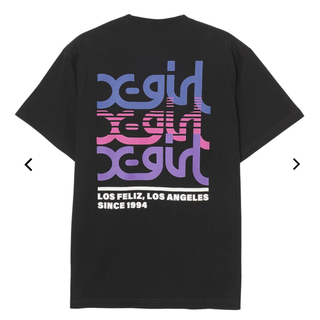 エックスガール(X-girl)のX-girl TRIPLE MILLS LOGO S/S TEE エックスガール(Tシャツ(半袖/袖なし))