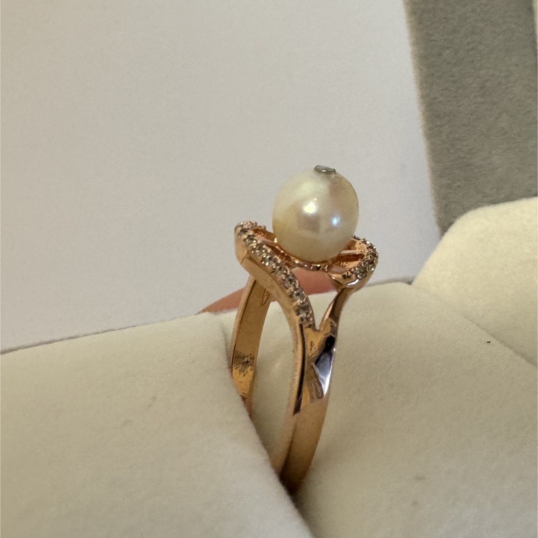 淡水真珠指輪 レディースのアクセサリー(リング(指輪))の商品写真