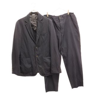 COMME des GARCONS HOMME DEUX コムデギャルソン オムドゥ 19SS ポリ縮絨 染色加工2Bテーラードジャケット スラックスパンツ セットアップ ネイビー DC-J060/DC-P064