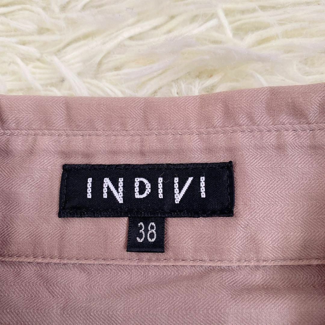 INDIVI(インディヴィ)の【INDIVI】インディヴィ（38）7分丈シャツ チュニック トップス レディースのトップス(シャツ/ブラウス(長袖/七分))の商品写真