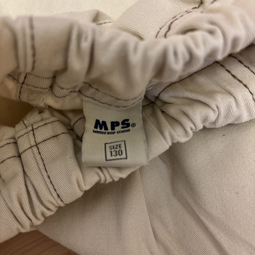 MPS(エムピーエス)のMPS アイボリーパンツ キッズ/ベビー/マタニティのキッズ服女の子用(90cm~)(パンツ/スパッツ)の商品写真