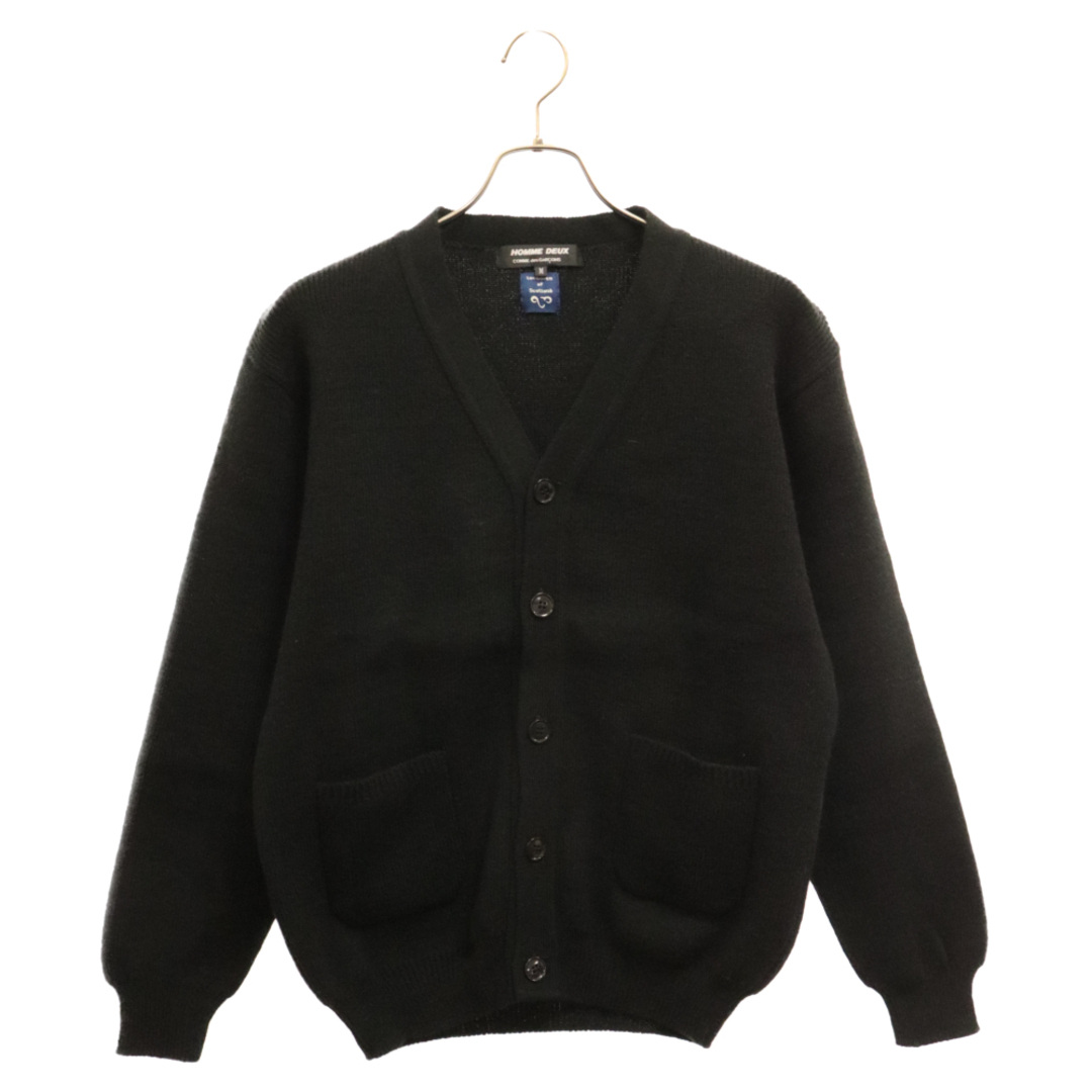 COMME des GARCONS(コムデギャルソン)のCOMME des GARCONS HOMME DEUX コムデギャルソン オムドゥ 19AW Lochaven of Scotland クラシック ウール カーディガン Vフロント DD-N101 ブラック メンズのトップス(カーディガン)の商品写真