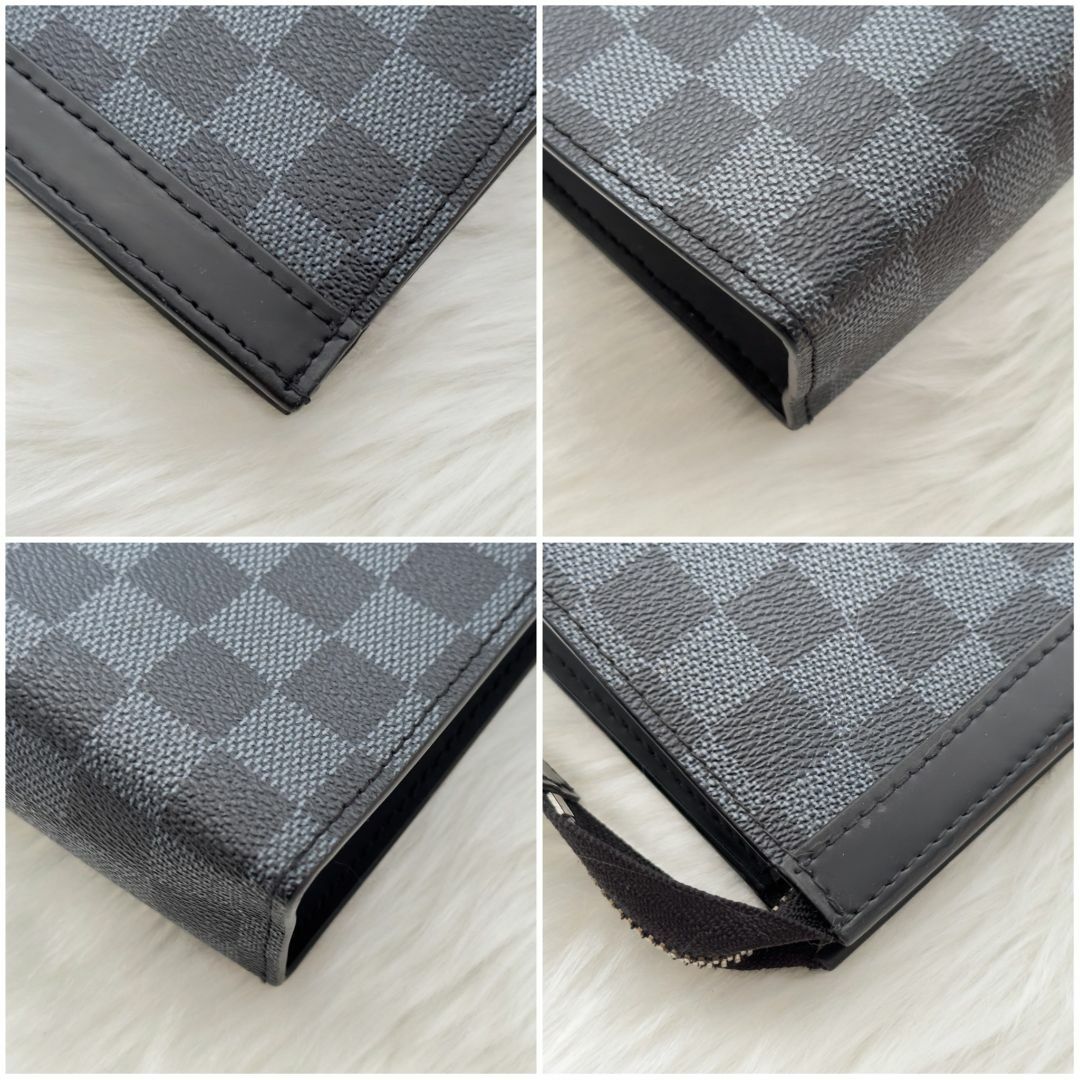 LOUIS VUITTON(ルイヴィトン)の【超極美品】ルイヴィトン　ダミエグラフィット　ポシェットヴォワヤージュ　MM メンズのバッグ(ボディーバッグ)の商品写真