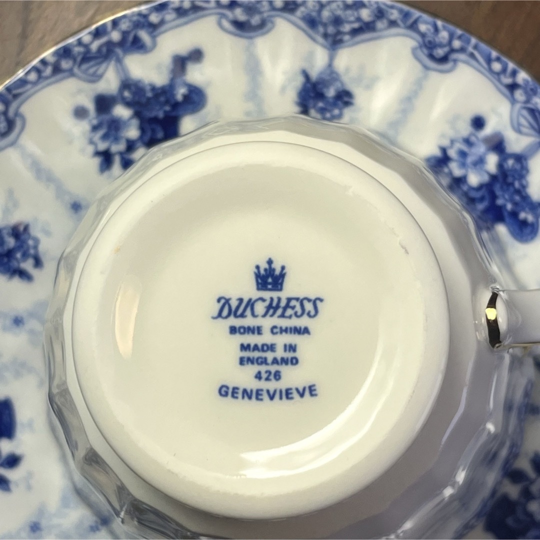 WEDGWOOD(ウェッジウッド)の英国　ダチェス　カップソーサー  ジェヌヴィエーブ　未使用品 インテリア/住まい/日用品のキッチン/食器(グラス/カップ)の商品写真