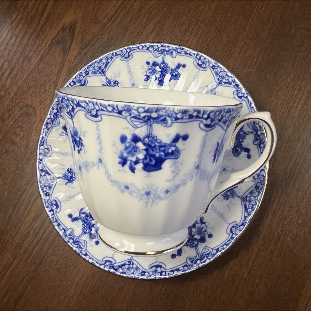 WEDGWOOD(ウェッジウッド)の英国　ダチェス　カップソーサー  ジェヌヴィエーブ　未使用品 インテリア/住まい/日用品のキッチン/食器(グラス/カップ)の商品写真