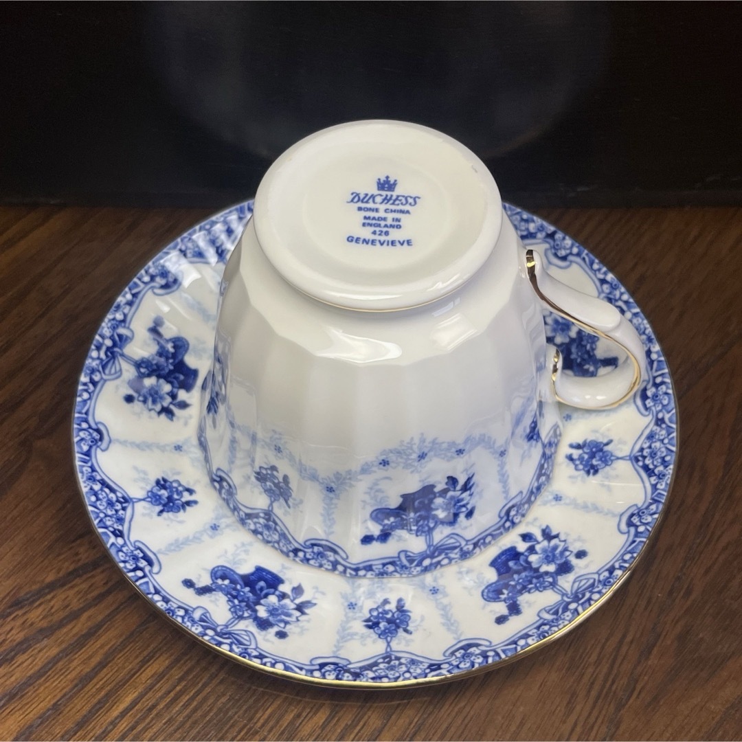 WEDGWOOD(ウェッジウッド)の英国　ダチェス　カップソーサー  ジェヌヴィエーブ　未使用品 インテリア/住まい/日用品のキッチン/食器(グラス/カップ)の商品写真