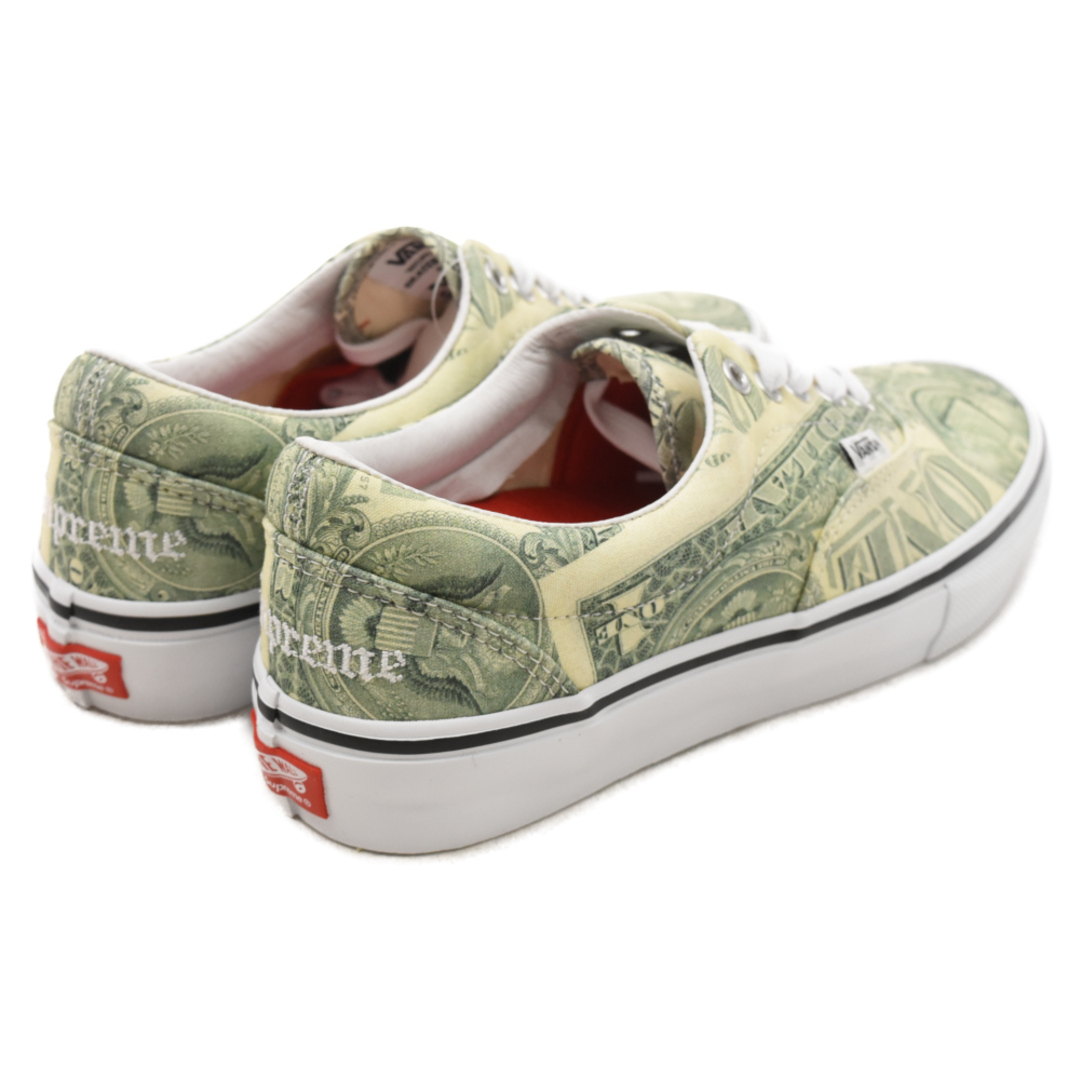 Supreme(シュプリーム)のSUPREME シュプリーム 23SS×VANS Skate Era Dollar Bill Green×バンズ スケート エラ ダラービルグリーン ローカットスニーカー シューズ VN0A5FC9GRN US7.5/25.5cm メンズの靴/シューズ(スニーカー)の商品写真