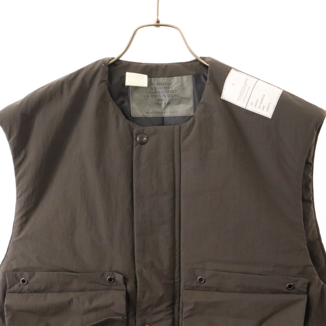 N.HOOLYWOOD(エヌハリウッド)のN.HOOLYWOOD エヌハリウッド TPES VEST カーゴ パデッドベスト ジャケット 9232-VE01-004pieces チャコール メンズのジャケット/アウター(ダウンベスト)の商品写真