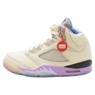 ナイキ(NIKE)のNIKE ナイキ ×DJ Khaled AIR JORDAN 5 RETRO SP 'Sail' DV4982-175×DJキャレド エアジョーダン5 レトロ SP セイル DV4982-175 ハイカットスニーカー US9/27cm(スニーカー)